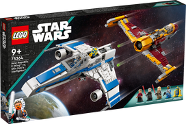 lego star wars republic - LEGO Star Wars New Republic E-Wing pret Shin Hatis Starfighter celtniecības rotaļlieta 75364 - 7 nuotrauka