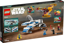 lego star wars republic - LEGO Star Wars New Republic E-Wing pret Shin Hatis Starfighter celtniecības rotaļlieta 75364 - 8 nuotrauka
