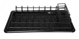 indu dziovykle - Indų džiovykla King Hoff Cutlery Rack, 38 cm x 24 cm x 9 cm, metalas, juoda - 2 nuotrauka