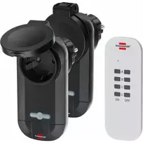 smart switch - Brennenstuhl 1507030 smart plug 1000 W Black - 1 nuotrauka