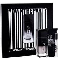Carolina Herrera 212 VIP Black 100ml EDT + 100ml Shower Gel + 10ml EDT