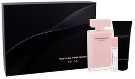 Narciso Rodriguez For Her 100ml EDP + 75ml Body Milk + 10ml EDP