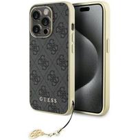 deklas iphone 15 pro guess - Guess "GUHCP15LGF4GGR 4G Charms Collection iPhone 15 Pro" Grey - 1 nuotrauka