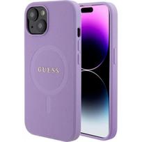 apple iphone 6 - Guess "GUHMP15SPSAHMCU Hardcase Saffiano MagSafe iPhone 15" Purple - 1 nuotrauka