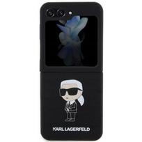 Karl Lagerfeld "KLHCZF5SNIKBCK HardCase Silicone Ikonik Samsung Galaxy Flip5"