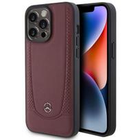 Mercedes-Benz "MEHCP15LARMRE Hardcase Leather Urban Bengale iPhone 15 Pro" Red