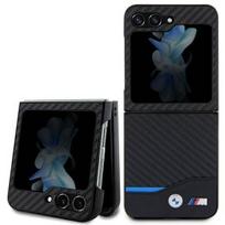 flip 5 - BMW "Leather Carbon Galaxy Z Flip 5" Black - 1 nuotrauka