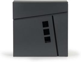cinkuotas - Pašto dėžutė ModernHome HPB932-20-1, antracito, 37 cm x 10.5 cm x 36.5 cm - 1 nuotrauka
