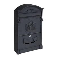 Pašto dėžutė PW-550AL, juoda, 25.6 cm x 8.7 cm x 41 cm