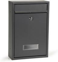 Pašto dėžutė ModernHome HPB006, antracito, 21.5 cm x 8 cm x 32 cm