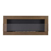 BIOHEAT 900x400 GOLD GLASS biožidinys įmontuojamas - pakabinamas su stiklu