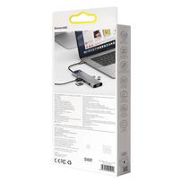 hdmi ilgintuvas - Hub 11in1 Baseus Metal Gleam Series, USB-C to 3x USB, USHBASCAHUB_CT0G - 2 nuotrauka