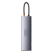 hdmi ilgintuvas - Hub 11in1 Baseus Metal Gleam Series, USB-C to 3x USB, USHBASCAHUB_CT0G - 4 nuotrauka