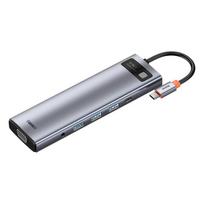 hdmi ilgintuvas - Hub 11in1 Baseus Metal Gleam Series, USB-C to 3x USB, USHBASCAHUB_CT0G - 5 nuotrauka