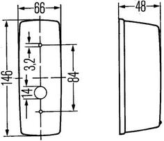 Posūkio žibintas HELLA 2BA001 277-021