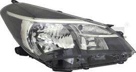 Priekinis žibintas TYC TYC 20-15517-15-2 TOYOTA YARIS