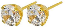 Caflon Fashion Sense Earrings 6mm Zirconium