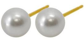Pirkti Caflon Fashion Sense Earrings 6mm Pearl - Photo 1
