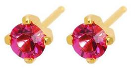 Caflon Fashion Sense Earrings 4mm Rose Zirconium