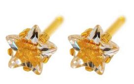 Caflon Fashion Sense Earrings 5mm Zirconium Star