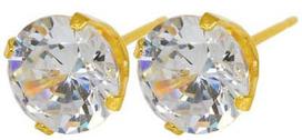 Caflon Fashion Sense Earrings 8mm Zirconium