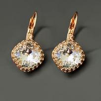 Diamond Sky Earrings With Crystals From Swarowski Sunny Vintage IV Classic