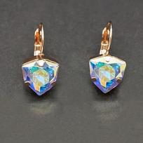 Diamond Sky Earrings Bermuda Triangle Aurore Boreale With Swarovski Crystals