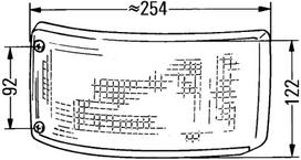 Posūkio žibintas HELLA 2BA004 119-017