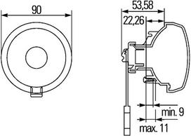 Posūkio žibintas HELLA 2BA965 039-101