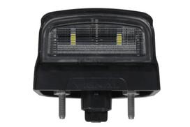 automobilio kistukai - Valst. nr. apšvietimo žibintas (LED, 12/24V, spalva: juodas, stiklo spalva: balta, kištuko tipas: SUPERSEAL) - 2 nuotrauka