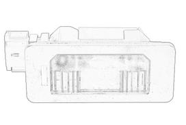 Valst. numerio apšvietimo žibintas OE BMW 63 26 7 176 934