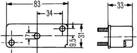 Valst. numerio apšvietimo žibintas HELLA 2KA003 168-021