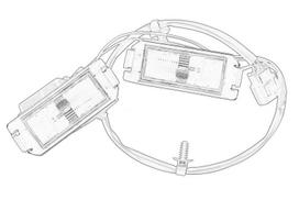 Valst. numerio apšvietimo žibintas HYUNDAI 925012L000