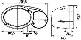 Priekinis žibintas HELLA 1EB996 167-041 FENDT 900