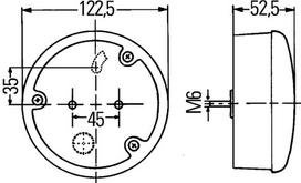 Posūkio žibintas HELLA 2BA964 169-311