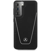 samsung s21 - Mercedes-Benz "MEHCS21MCLSSI Dynamic Leather Cover Galaxy S21 Plus" Black - 1 nuotrauka