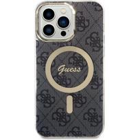 Guess "GUHMP15XH4STK IML 4G MagSafe Case iPhone 15 Pro Max" Black