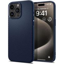 iphone 15 pro telefonai - Spigen "Liquid Air iPhone 15 Pro Max" Navy Blue - 1 nuotrauka