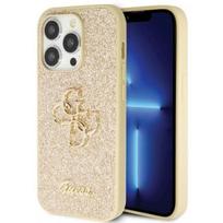 Guess "GUHCP14LHG4SGD Hardcase Glitter Script Big 4G iPhone 14 Pro" Gold