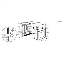 imontuojama orkaite electrolux 600 - Electrolux EOD5H70BX - 5 nuotrauka