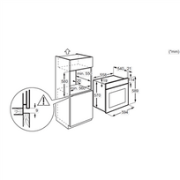 imontuojama orkaite electrolux 600 - Electrolux EOD5H70BX - 6 nuotrauka