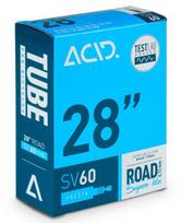 Dviračių padangų kamera ACID Road Super Lite TUBE208, guma, juoda, 28"