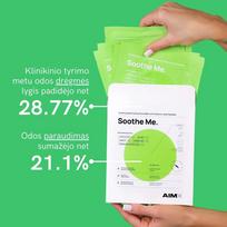 lakstines veido kaukes aimx - AIMX Soothe Me raminanti veido kaukė su peptidais 25ml N1 - 3 nuotrauka