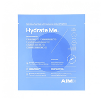 camelia lt - AIMX Hydrate Me drėkinanti lakštinė veido kaukė su peptidais, 1 vnt. - 4 nuotrauka