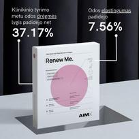 kolageno kauke - AIMX Greito poveikio „Anti-aging“ veido kaukė su peptidais ir kolagenu AIMX „Renew Me“, 1vnt - 3 nuotrauka