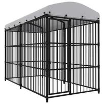 Lauko voljeras šunims su stogu, 300x150x210cm