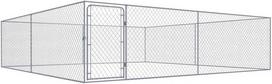 Lauko voljeras šunims, 4x4x1m, galvanizuotas plienas