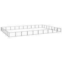 Voljeras šunims, juodos spalvos, 70m², plienas