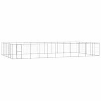 Lauko voljeras šunims, galvanizuotas plienas, 79,86m²