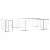 Lauko voljeras šunims, galvanizuotas plienas, 33,88m²
